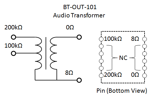 BT-OUT-101 circuit and pin